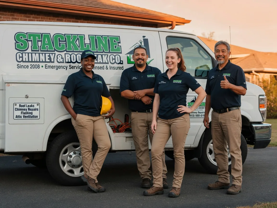 Chimney flashing repair company in Sherwood, OH